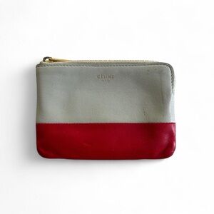 SOLD - Céline - Bicolor Wallet with Key Ring - Phoebe Philo